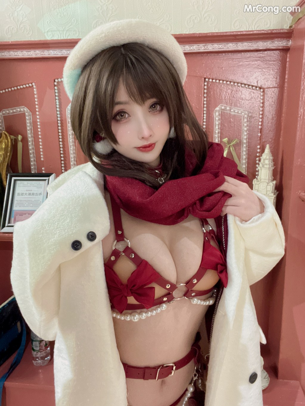 Coser@rioko凉凉子 Vol.082_ 圣诞麋鹿套装 [50P]