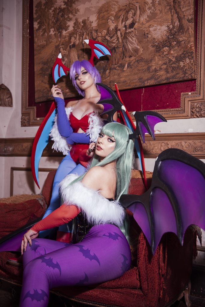 Valentina Kryp & GirlOfNox – Morrigan & Lilith