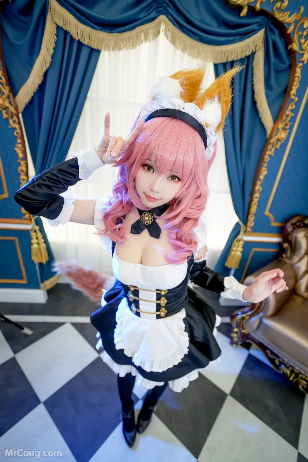 Coser@Ely_eee (ElyEE子)_ 玉藻前女仆 [45P]