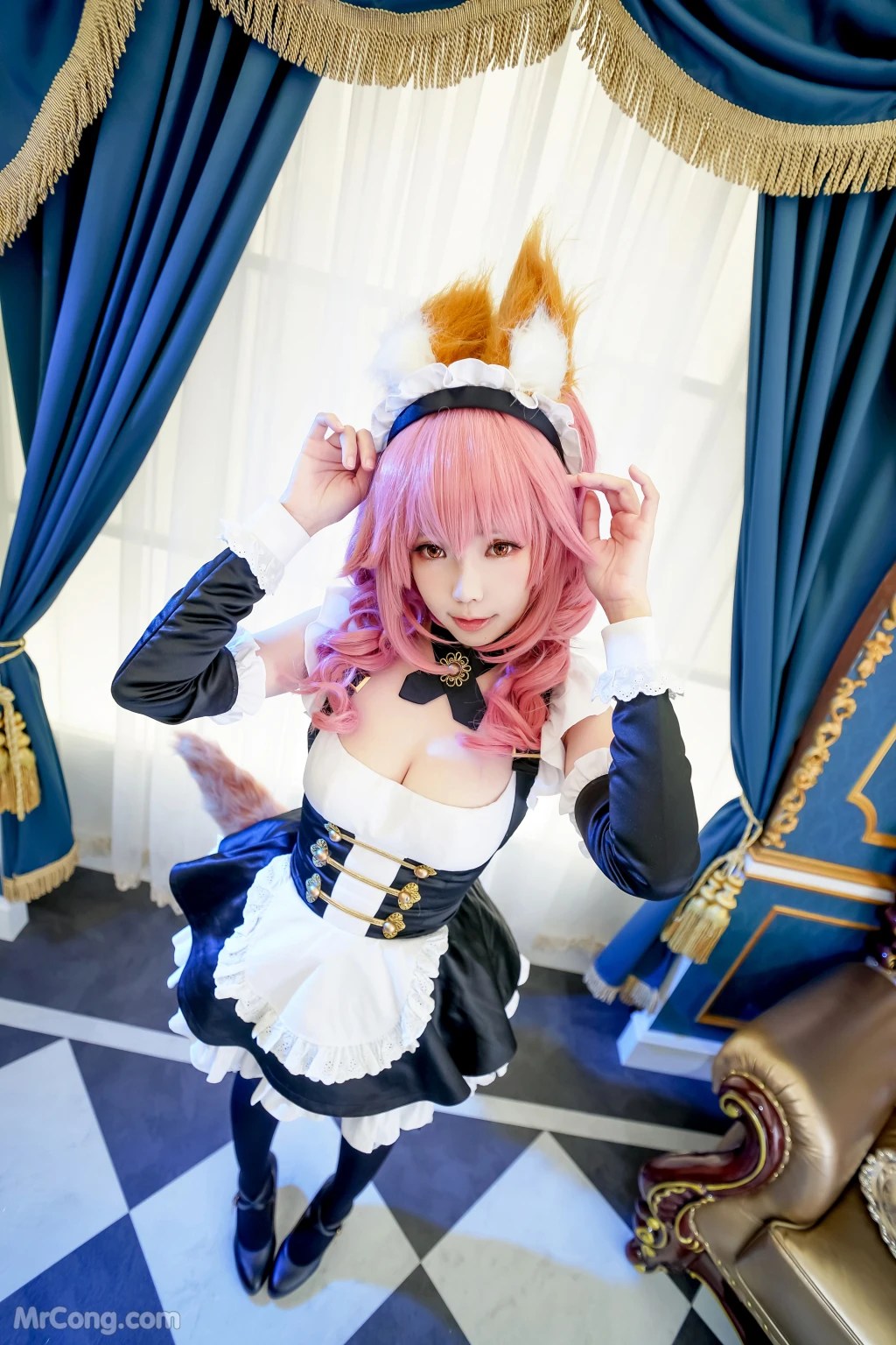 Coser@Ely_eee (ElyEE子)_ 玉藻前女仆 [45P]