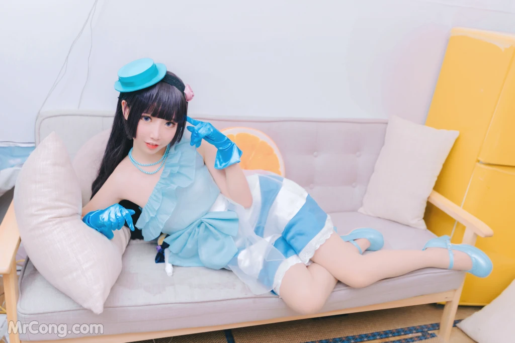 Coser@面饼仙儿 No.026_ 黑猫打歌服 [12P]