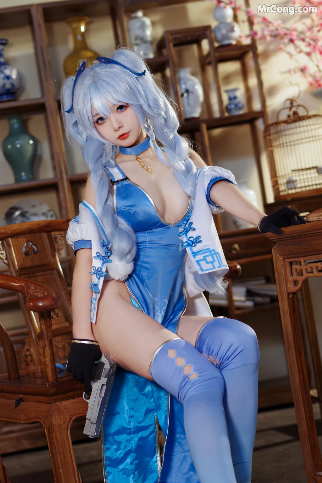 Coser@yuuhui玉汇 No.008_ PA-15 翠雀媚 [31P]