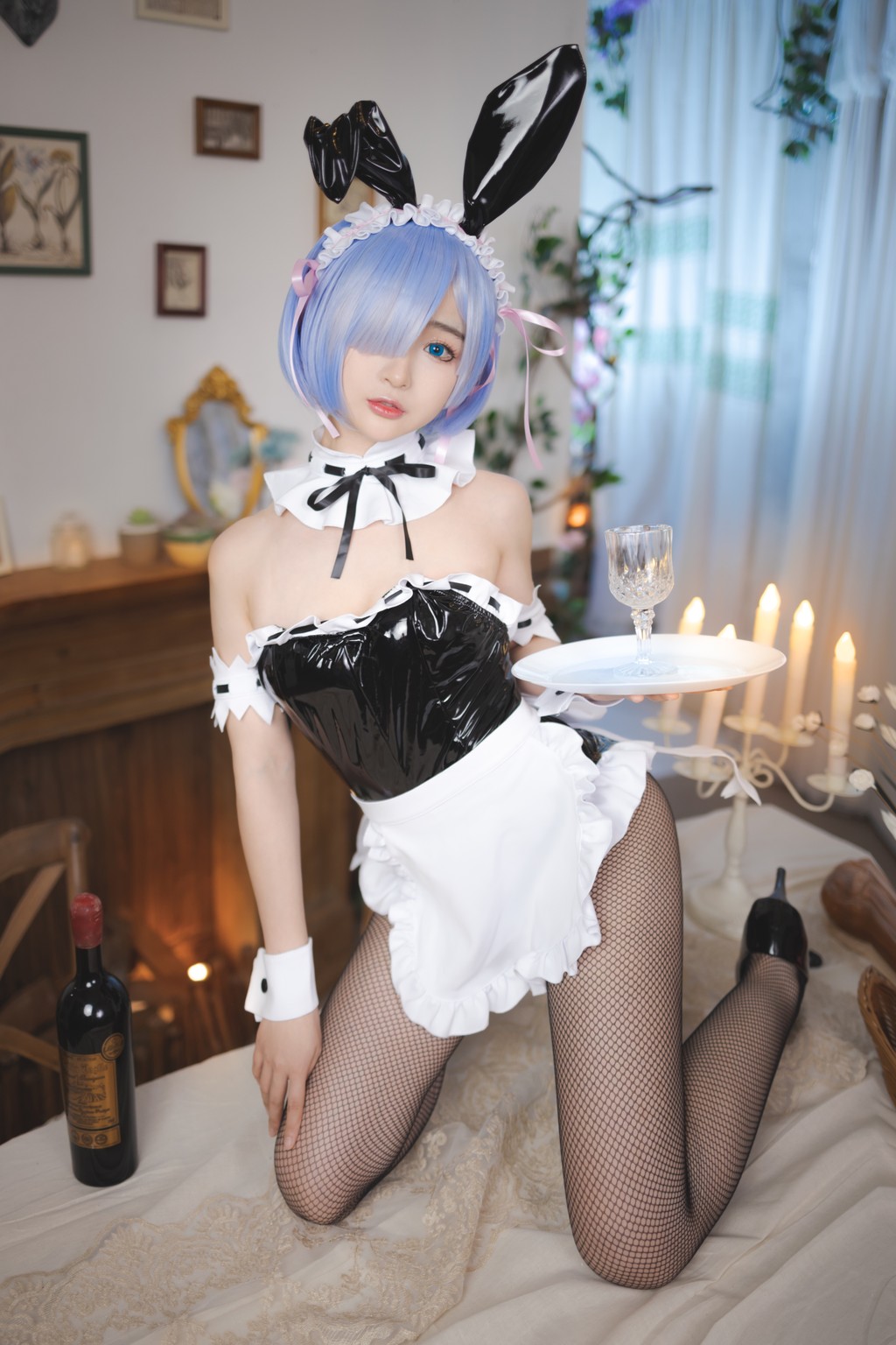 Coser @ 桜 井 宁宁 Vol.020_ 蕾姆 兔 女郎 [34P]