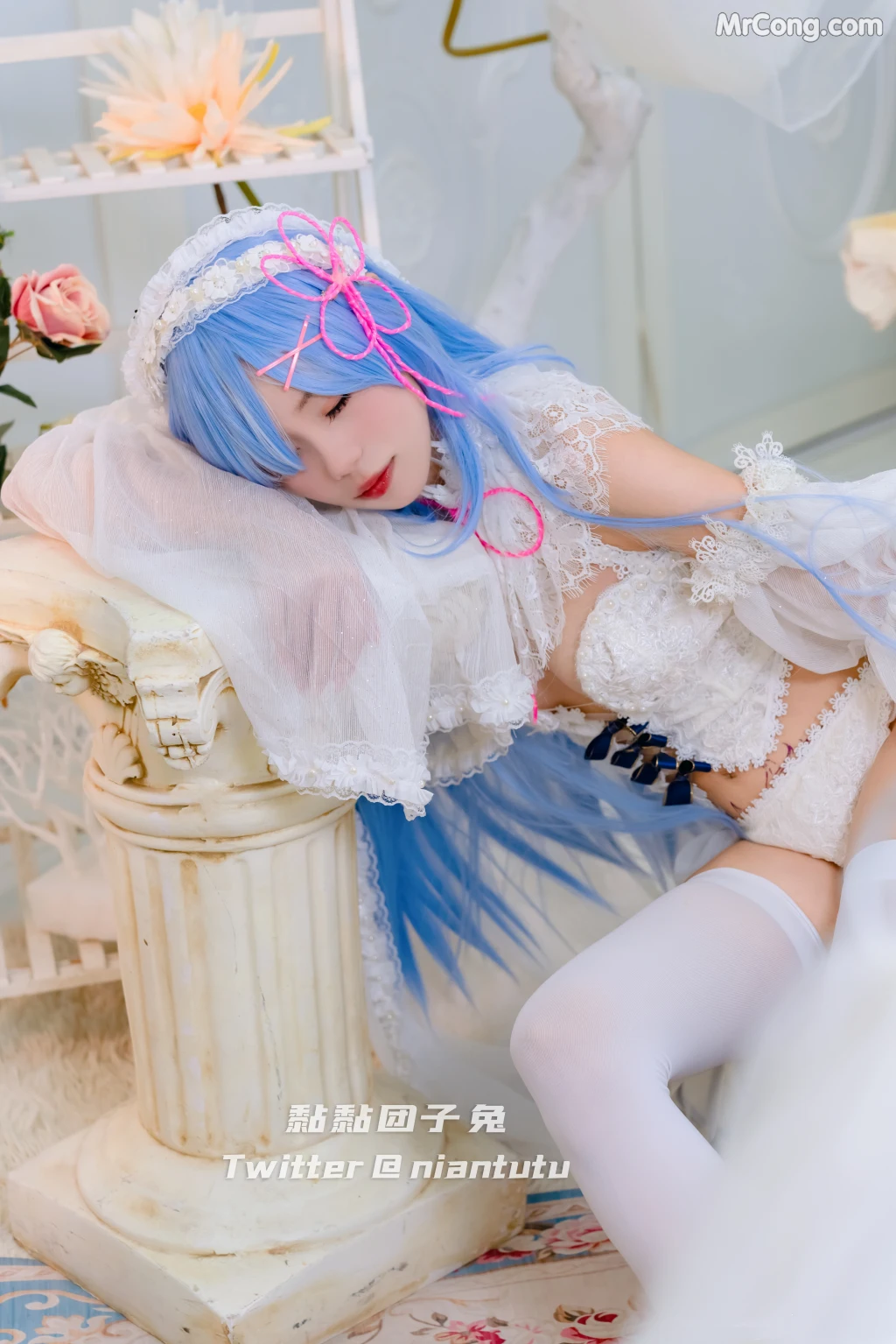 Coser@黏黏团子兔_ 长发蕾姆 [20P]