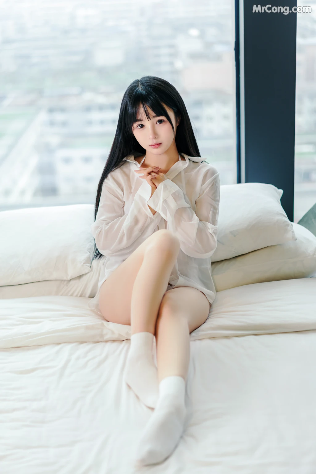 Coser@桜井宁宁_ 男友衬衫 (Boyfriend Shirt) [49P]