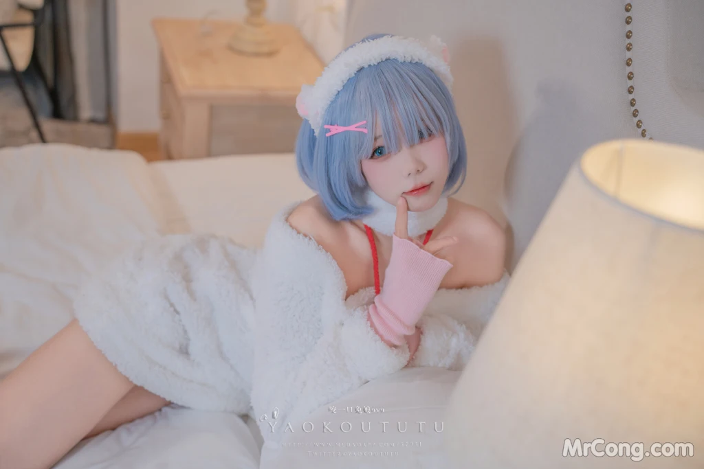 Coser@黏黏团子兔_ T3特典 蕾姆咩咩 [53P]