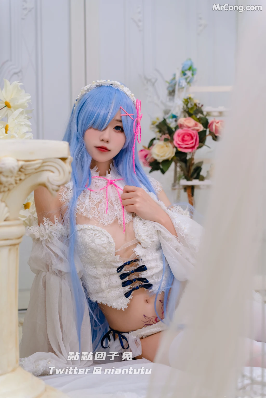 Coser@黏黏团子兔_ 长发蕾姆 [20P]