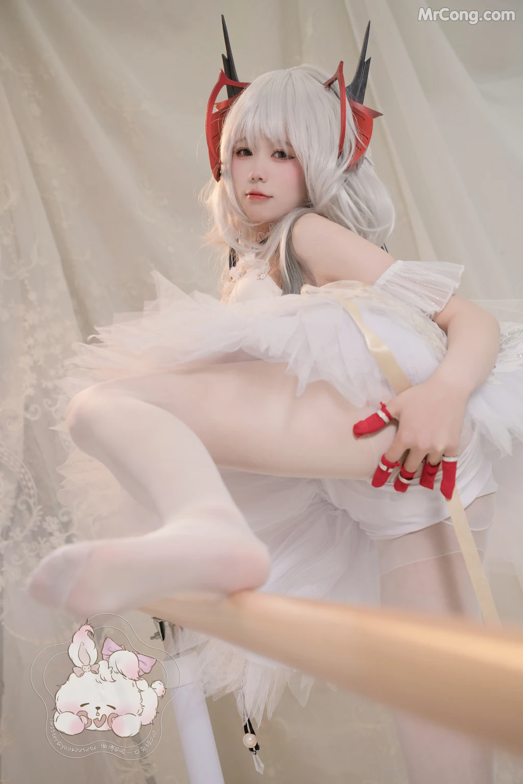 Coser@黏黏团子兔_ W天鹅之舞 [55P]