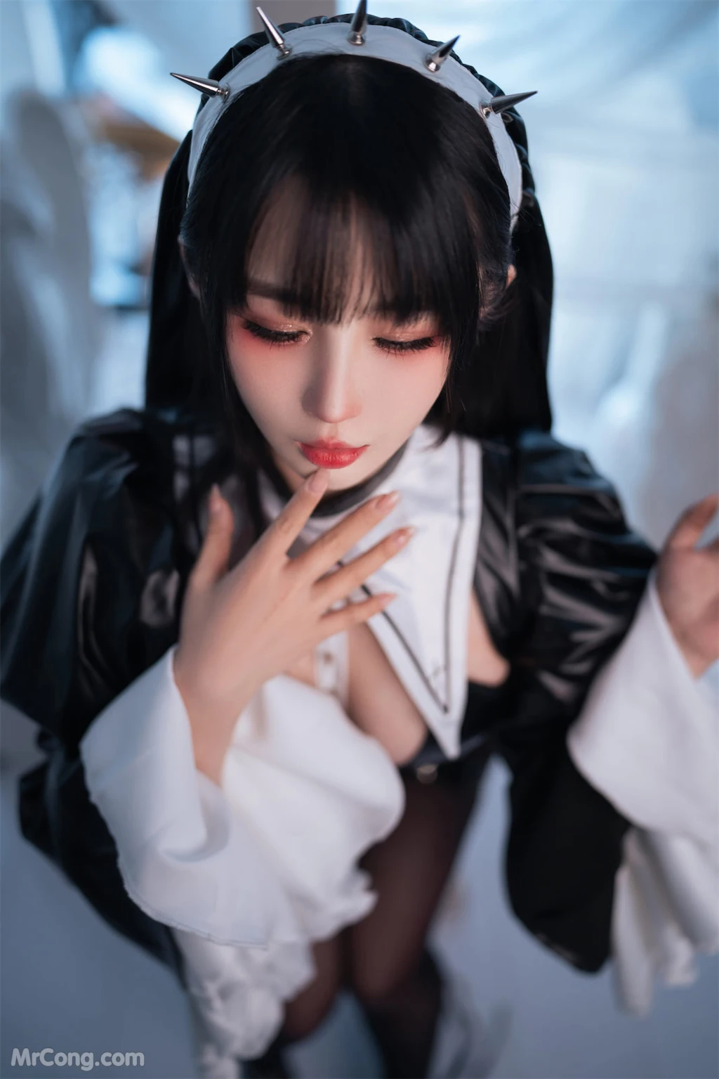 Coser@桜井宁宁 Vol.076_ 皮衣修女 [60P]