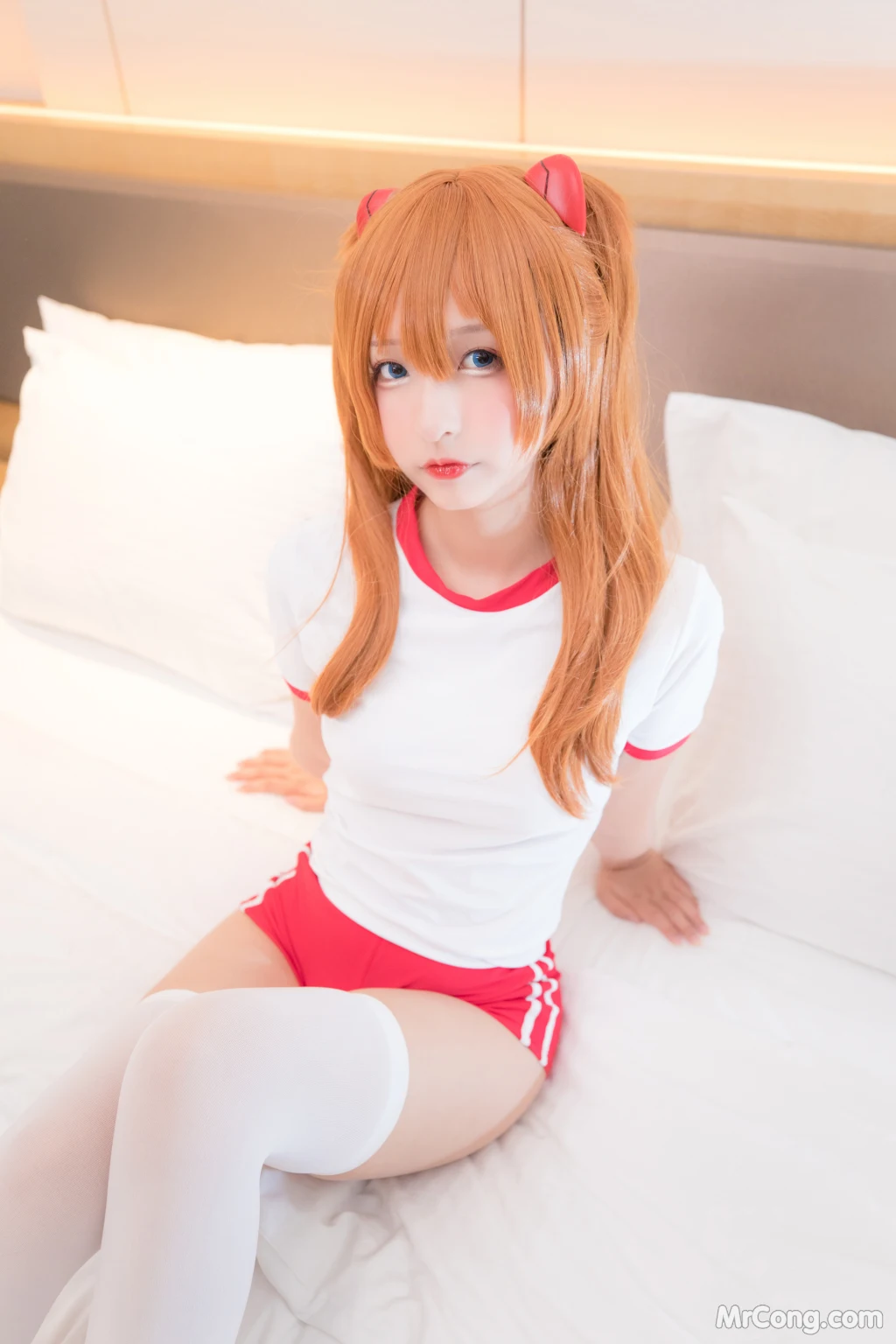 Coser@神楽坂真冬 Vol.058: 绝对企画-夏日双人比基尼《笑颜水时计》