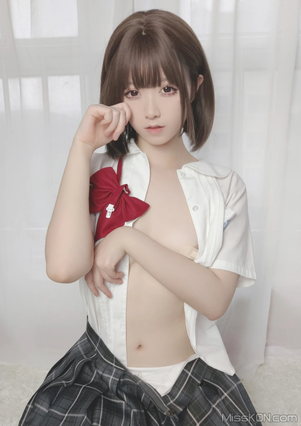 Coser@Asagiriai (愛ちゃん)_ 制服自拍 [21P]