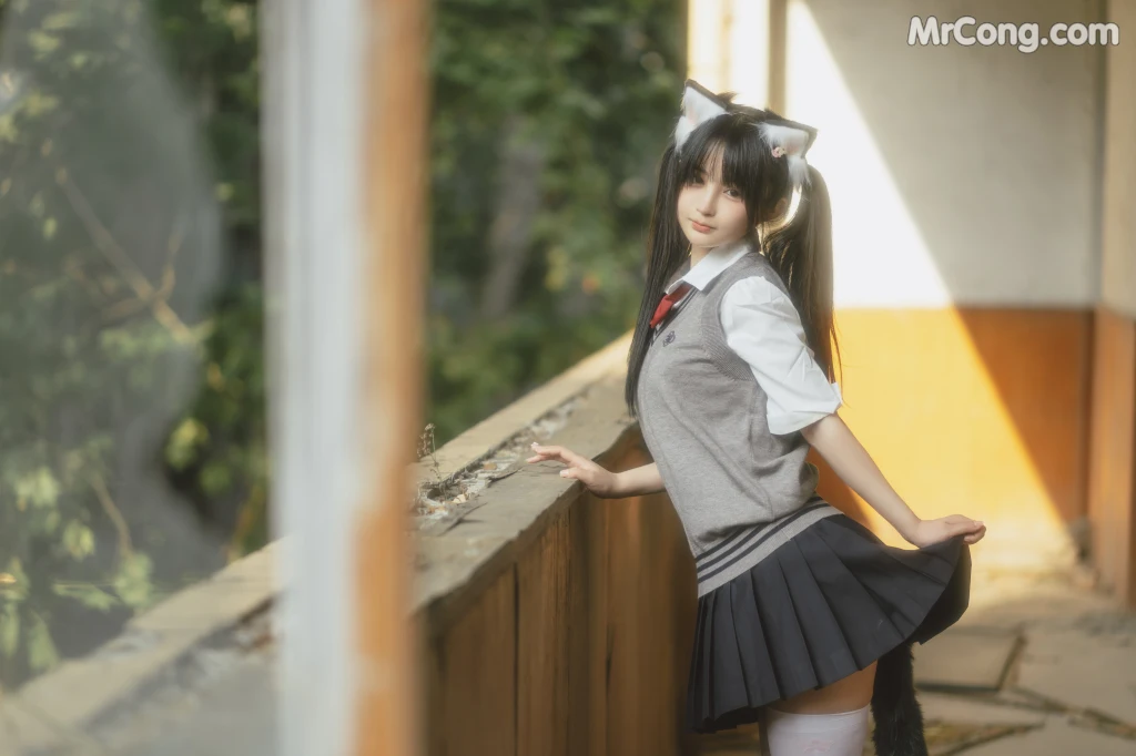 Coser@桜井宁宁 Vol.053_ 废墟jk [74P]