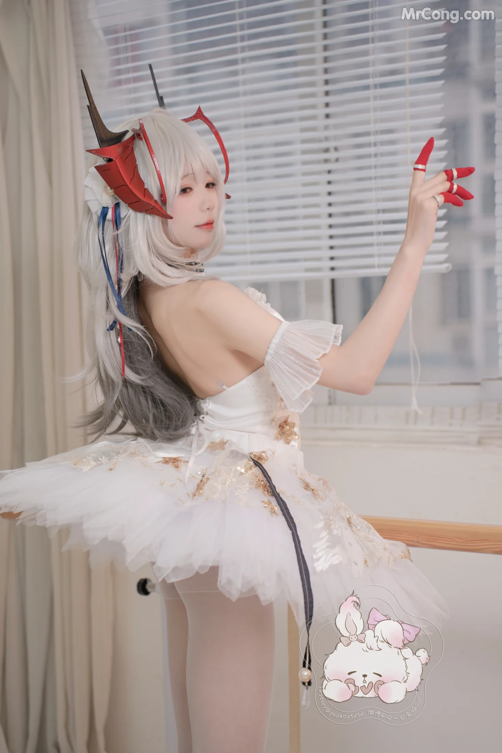 Coser@黏黏团子兔_ W天鹅之舞 [55P]