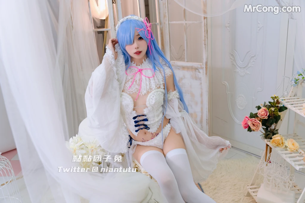 Coser@黏黏团子兔_ 长发蕾姆 [20P]