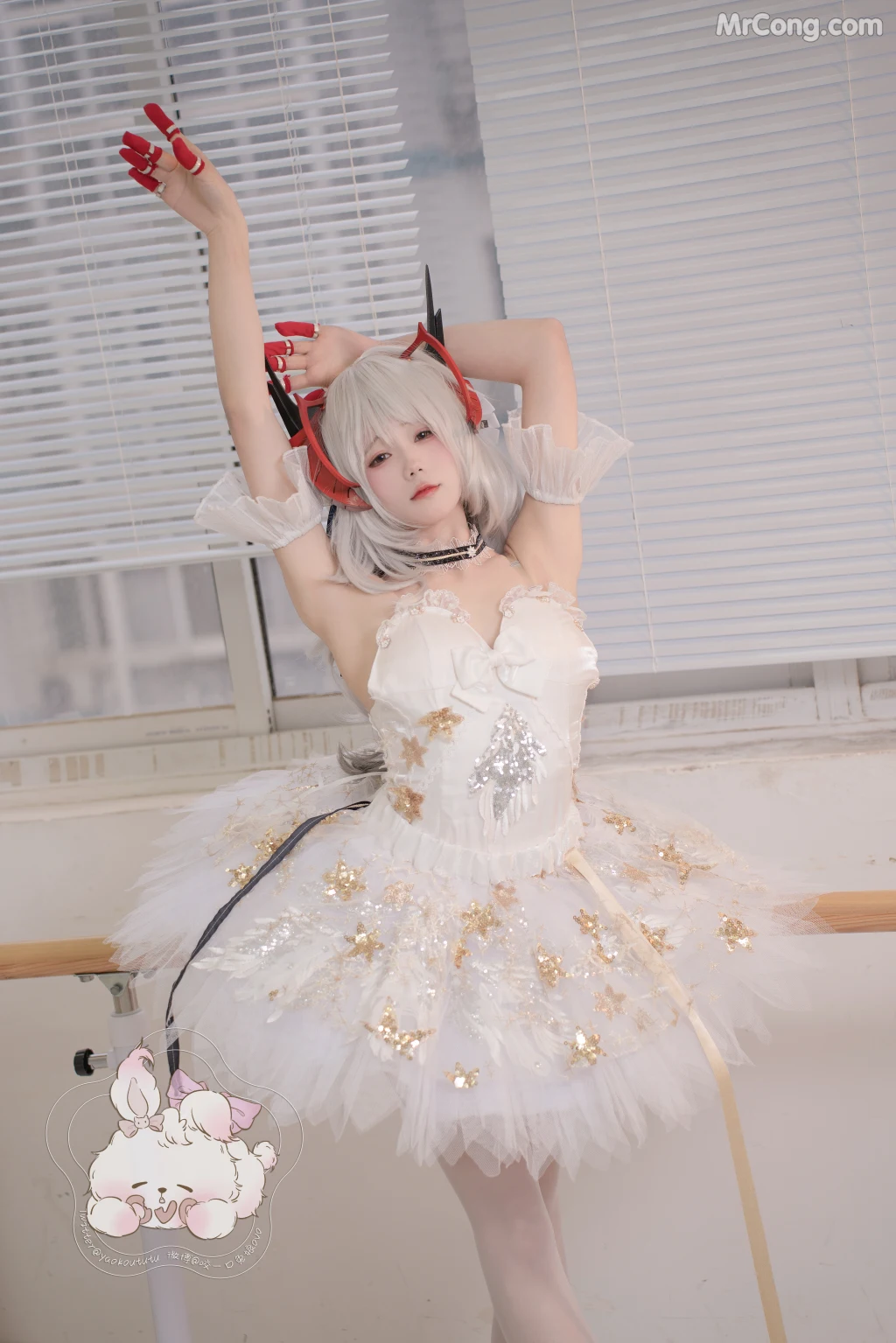 Coser@黏黏团子兔_ W天鹅之舞 [55P]