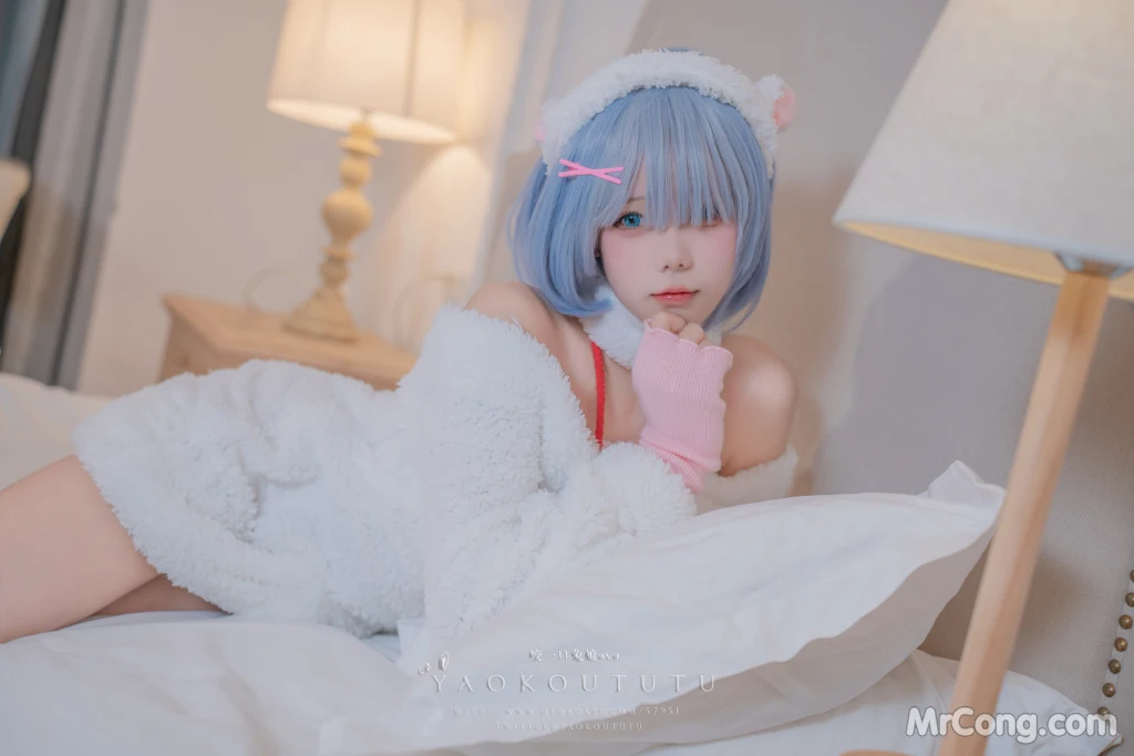 Coser@黏黏团子兔_ T3特典 蕾姆咩咩 [53P]