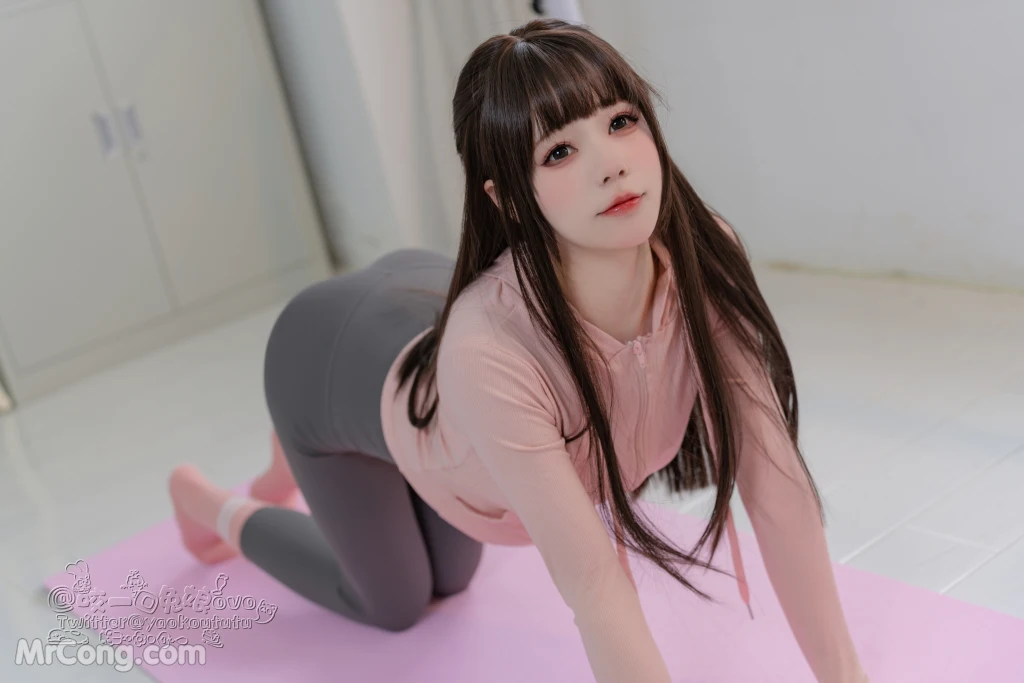 Coser@黏黏团子兔_ 兔娘瑜伽私教课 [60P]