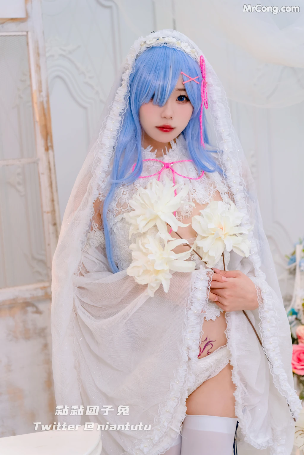 Coser@黏黏团子兔_ 长发蕾姆 [20P]