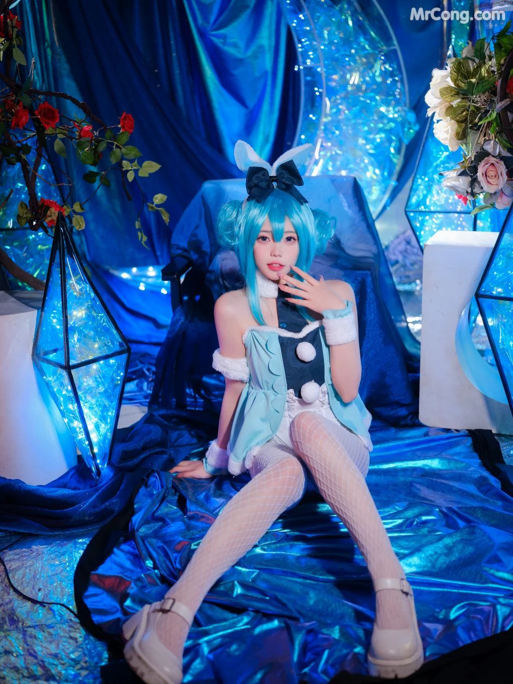 Coser@黏黏团子兔_ MIKU初音未来兔女郎 [13P]