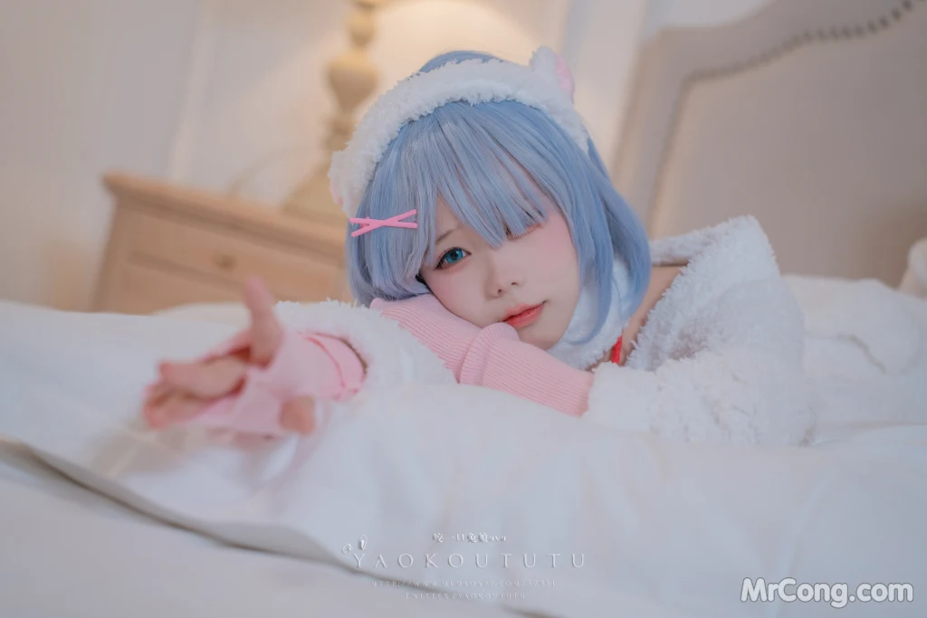 Coser@黏黏团子兔_ T3特典 蕾姆咩咩 [53P]