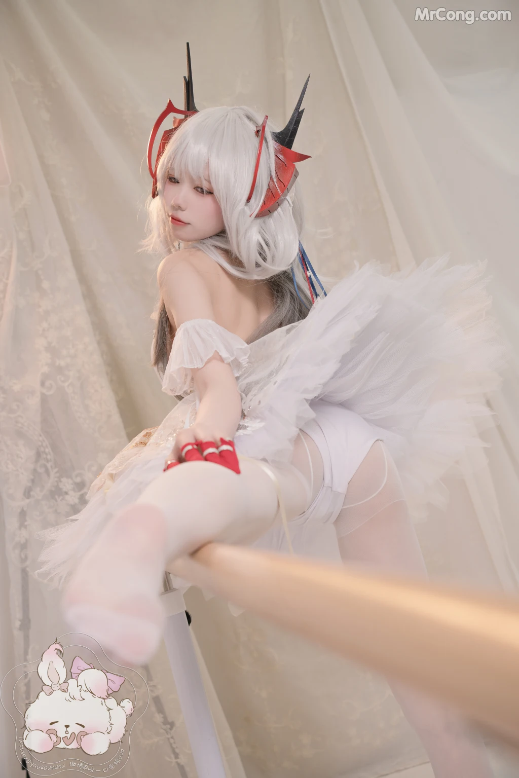 Coser@黏黏团子兔_ W天鹅之舞 [55P]