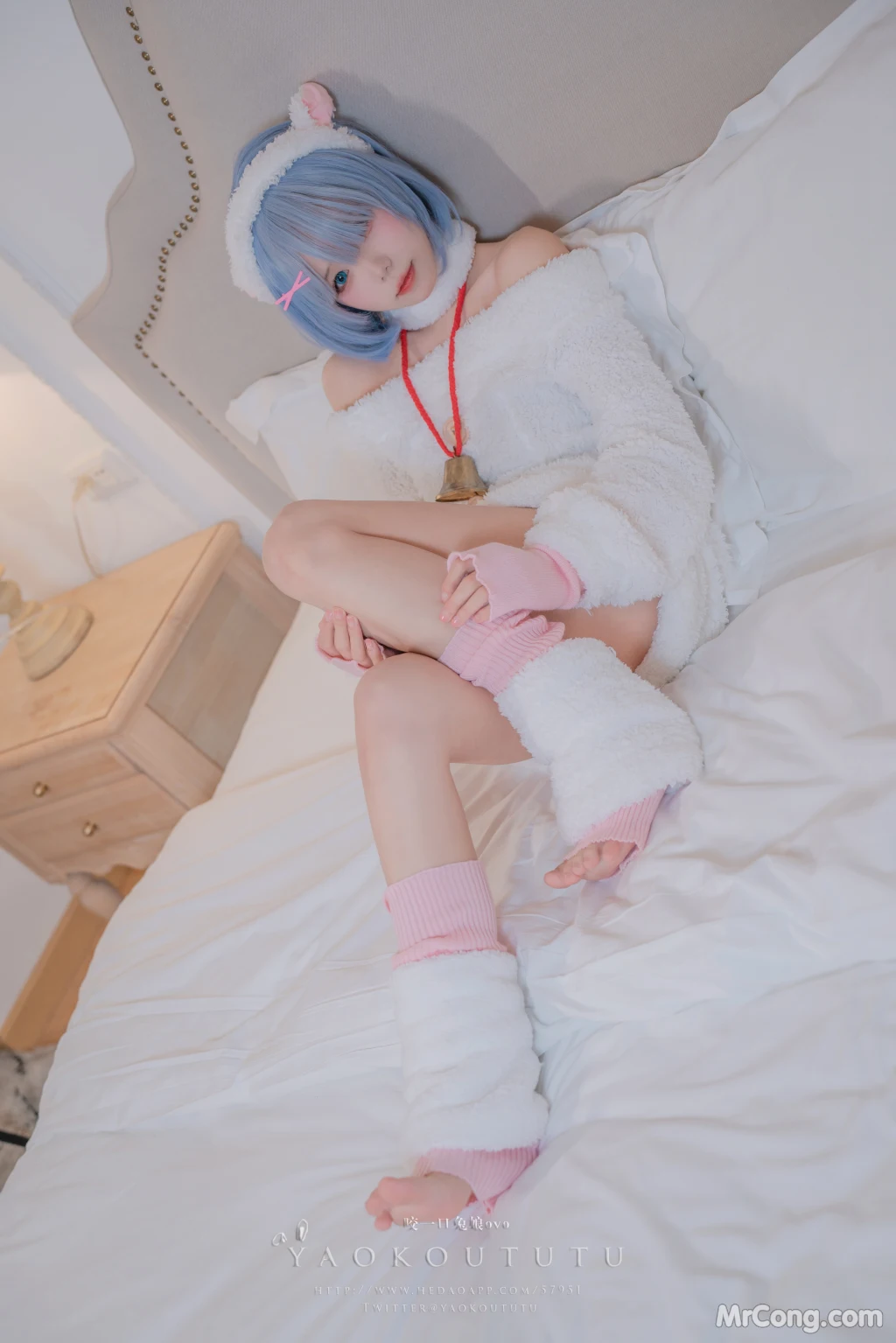 Coser@黏黏团子兔_ T3特典 蕾姆咩咩 [53P]