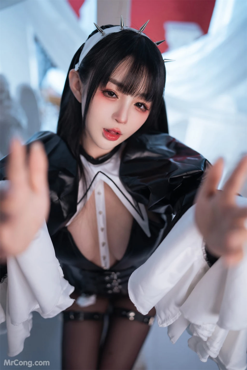 Coser@桜井宁宁 Vol.076_ 皮衣修女 [60P]