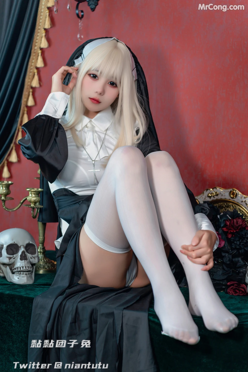 Coser@黏黏团子兔_ Nun 修女 [35P]