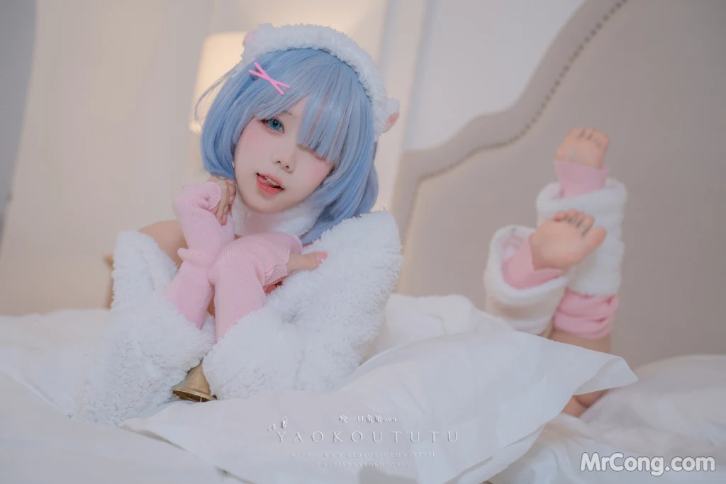 Coser@黏黏团子兔_ T3特典 蕾姆咩咩 [53P]