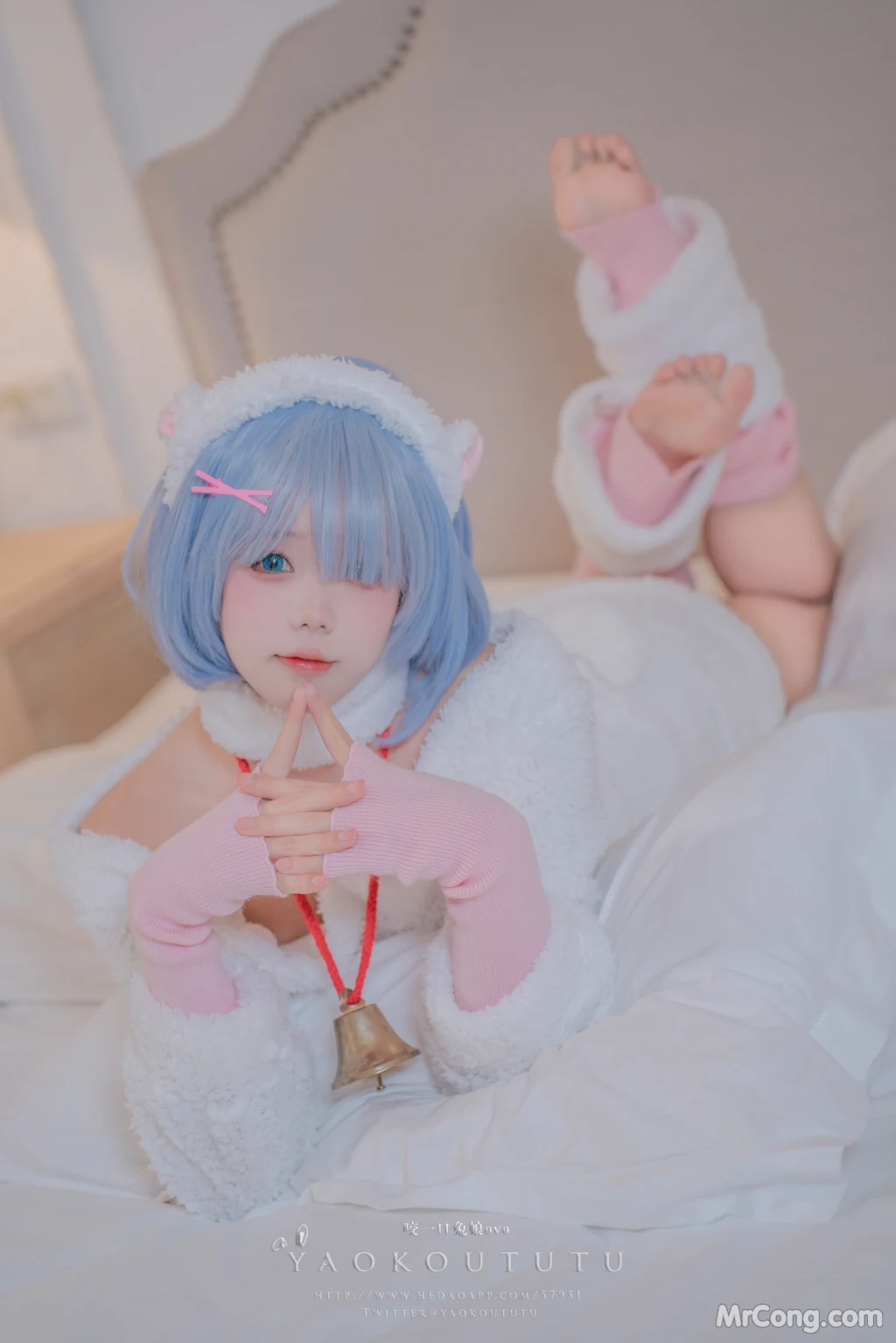 Coser@黏黏团子兔_ T3特典 蕾姆咩咩 [53P]