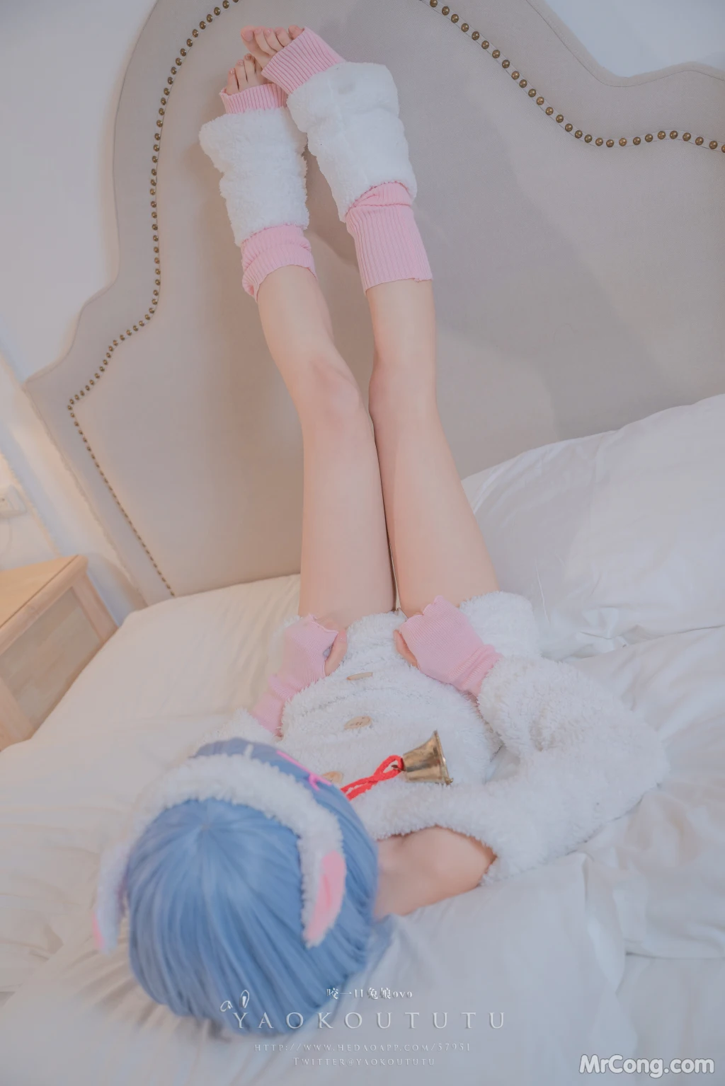 Coser@黏黏团子兔_ T3特典 蕾姆咩咩 [53P]