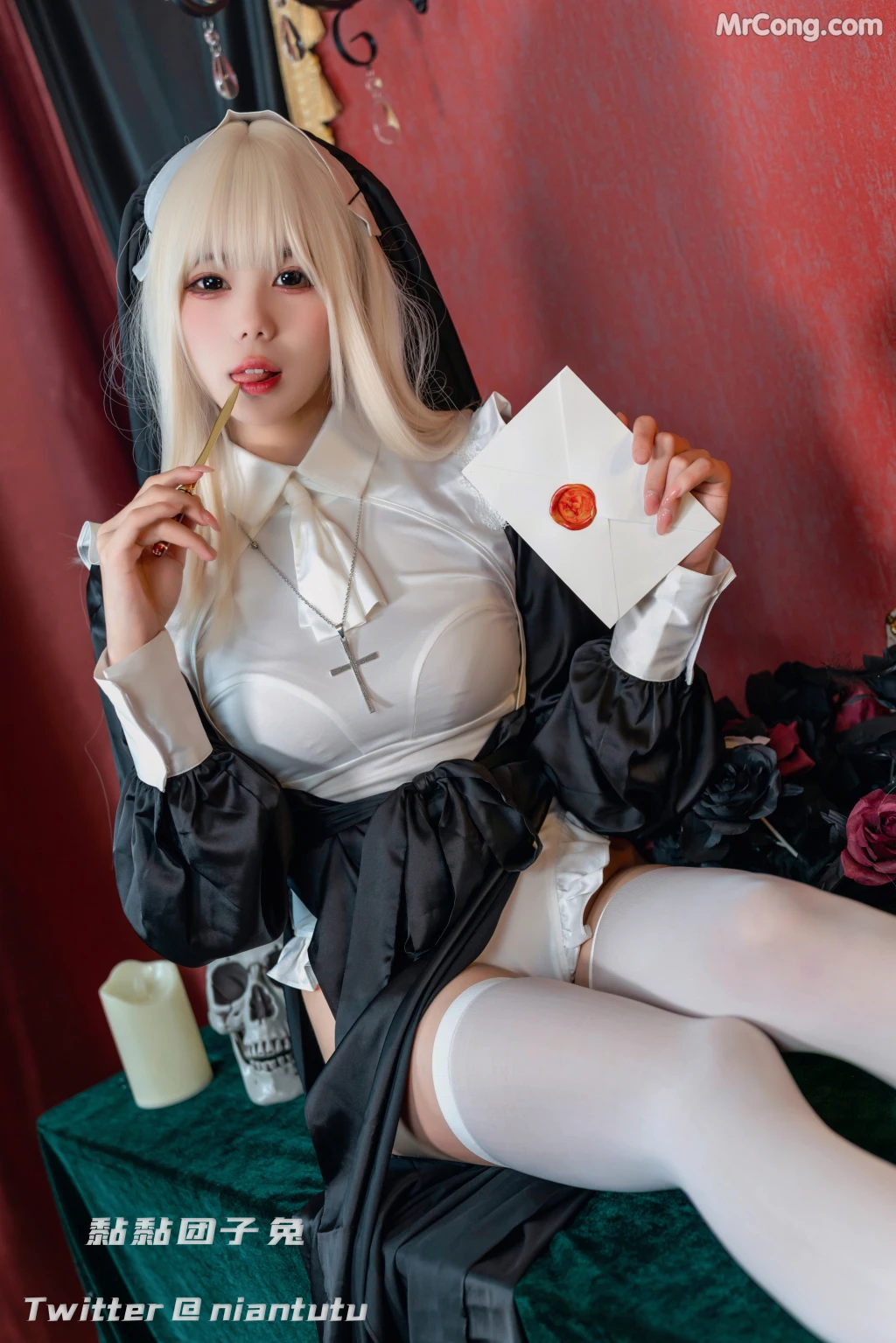 Coser@黏黏团子兔_ Nun 修女 [35P]