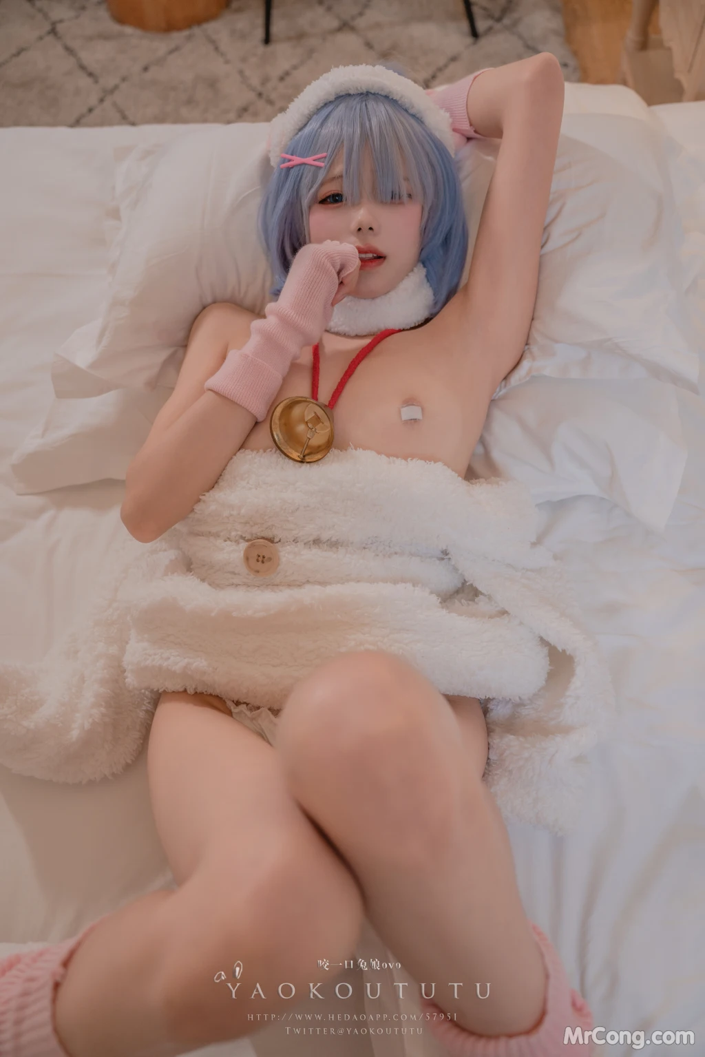 Coser@黏黏团子兔_ T3特典 蕾姆咩咩 [53P]