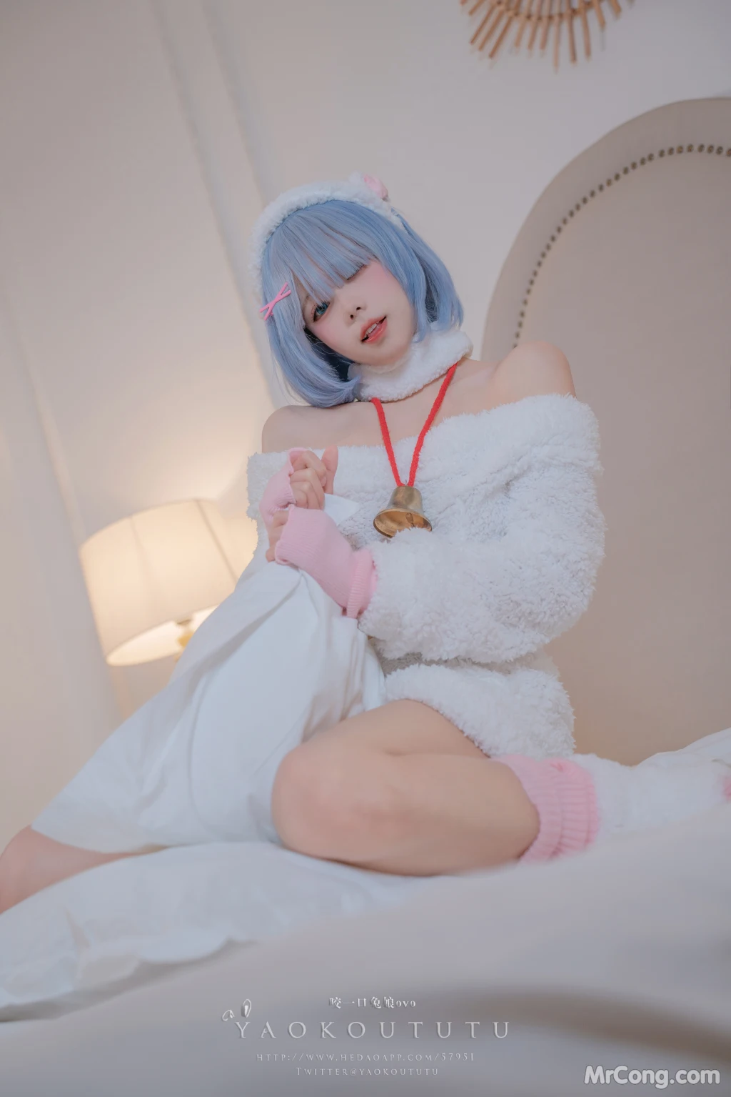 Coser@黏黏团子兔_ T3特典 蕾姆咩咩 [53P]