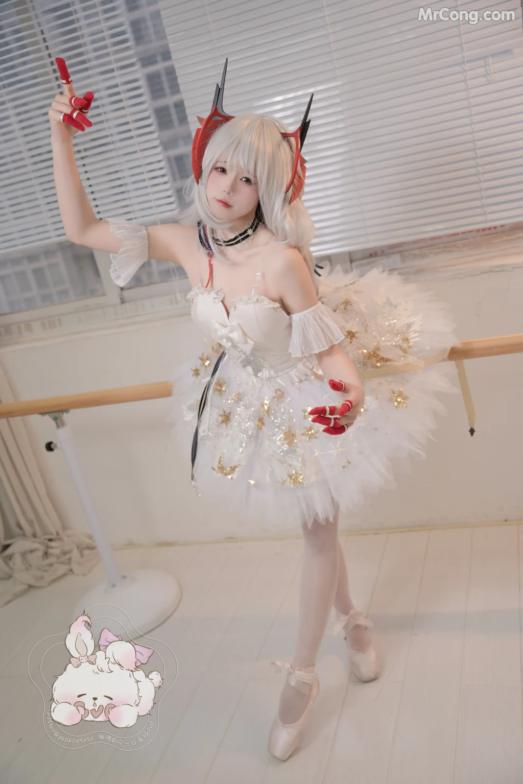 Coser@黏黏团子兔_ W天鹅之舞 [55P]