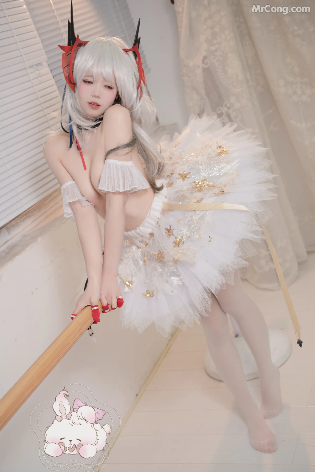 Coser@黏黏团子兔_ W天鹅之舞 [55P]