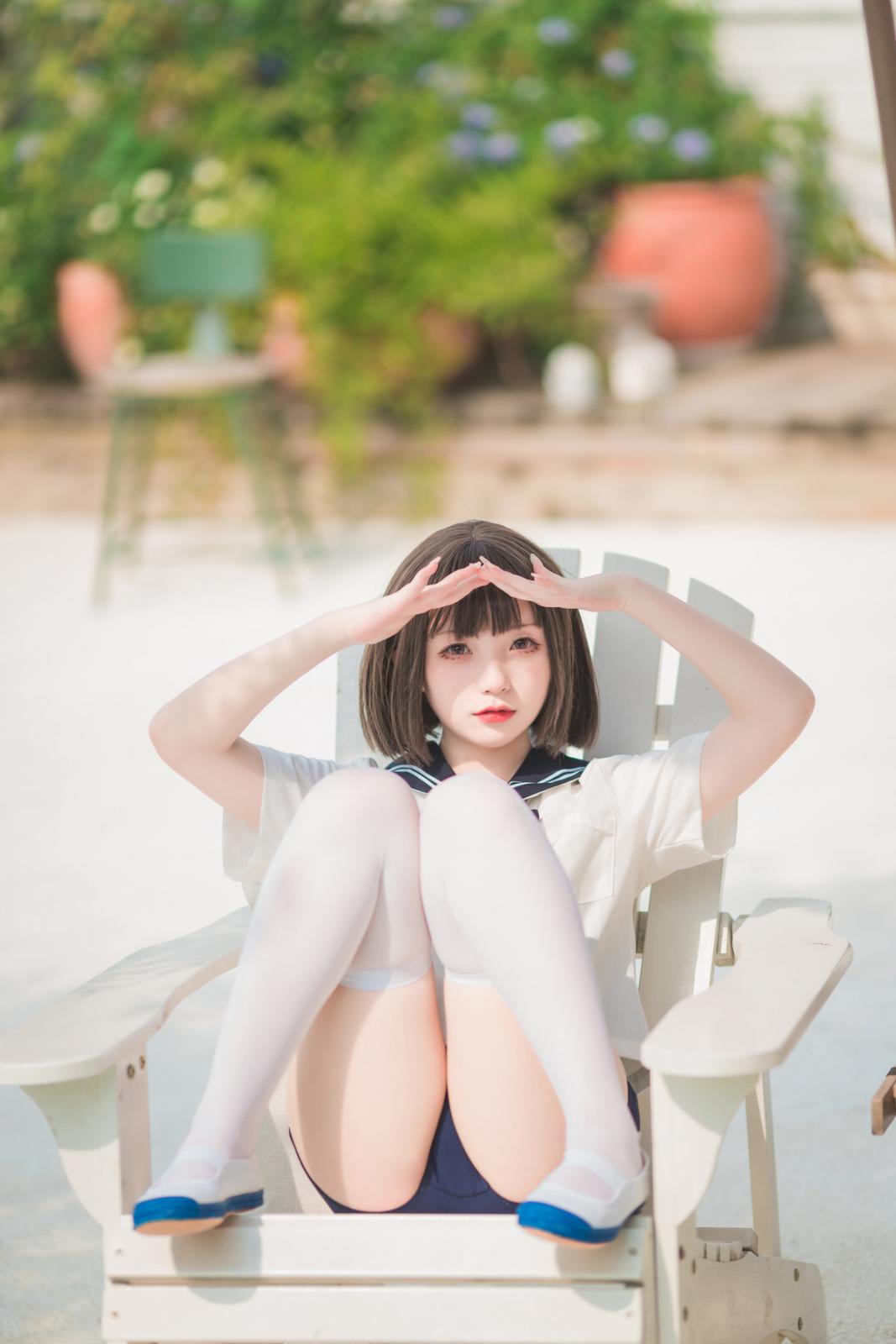 网络美女花铃JK死库水主题泳池性感死库水配白丝袜湿身秀翘臀美腿迷人诱惑写真 [109P]
