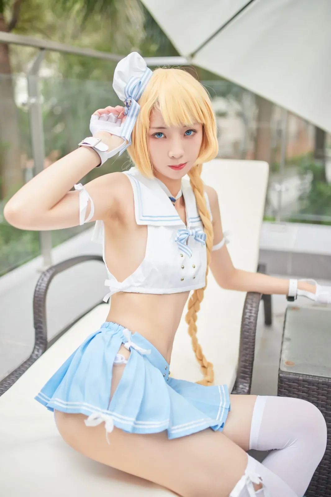 网络美女西瓜少女舰队少女兔女郎主题性感兔女郎装扮脱短裙秀曼妙身姿迷人诱惑写真 [117P]