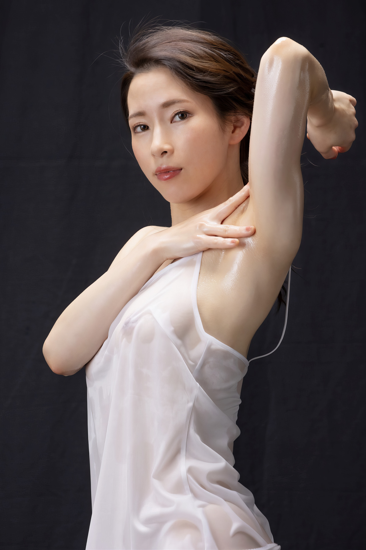Waka Ninomiya 二宮和香, ヌードポーズ写真集 絶対的透け透けテカテカポーズブック Set.01 [34P]