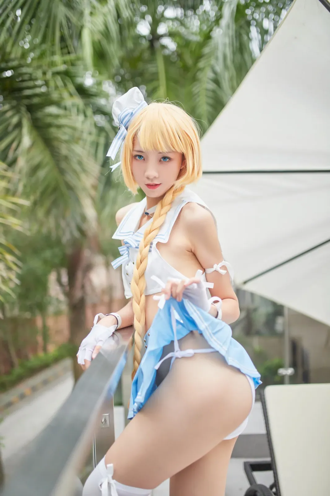 网络美女西瓜少女舰队少女兔女郎主题性感兔女郎装扮脱短裙秀曼妙身姿迷人诱惑写真 [117P]