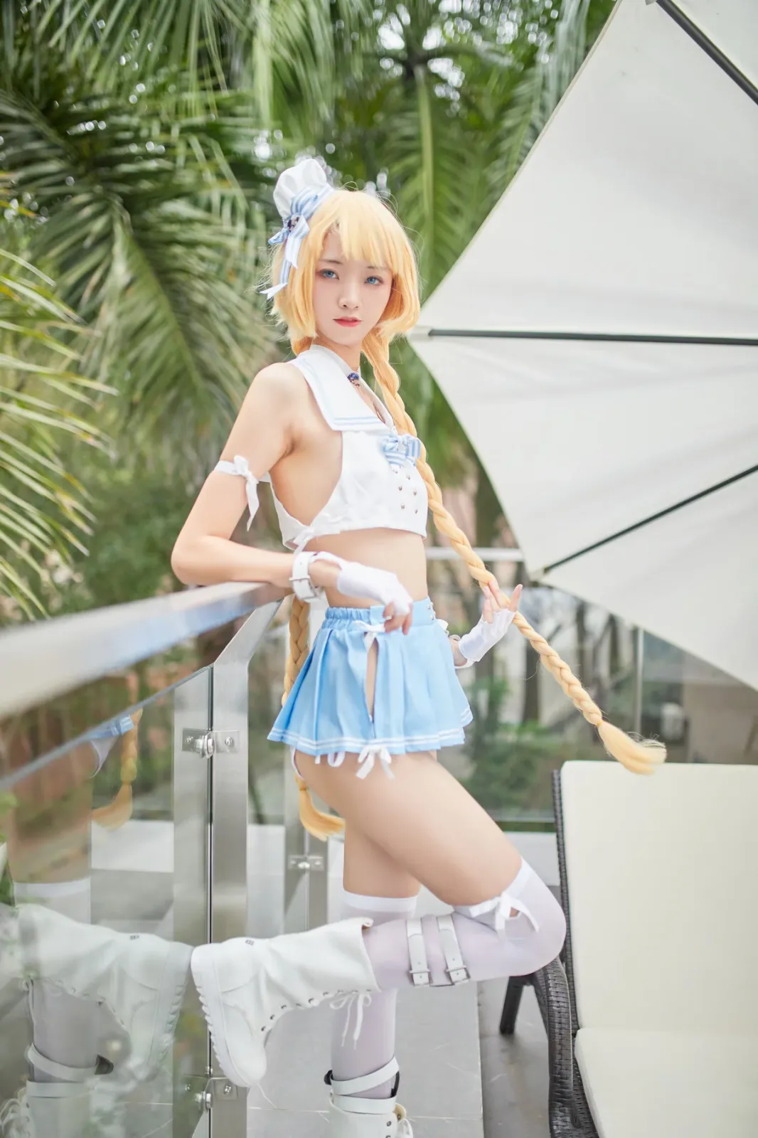 网络美女西瓜少女舰队少女兔女郎主题性感兔女郎装扮脱短裙秀曼妙身姿迷人诱惑写真 [117P]