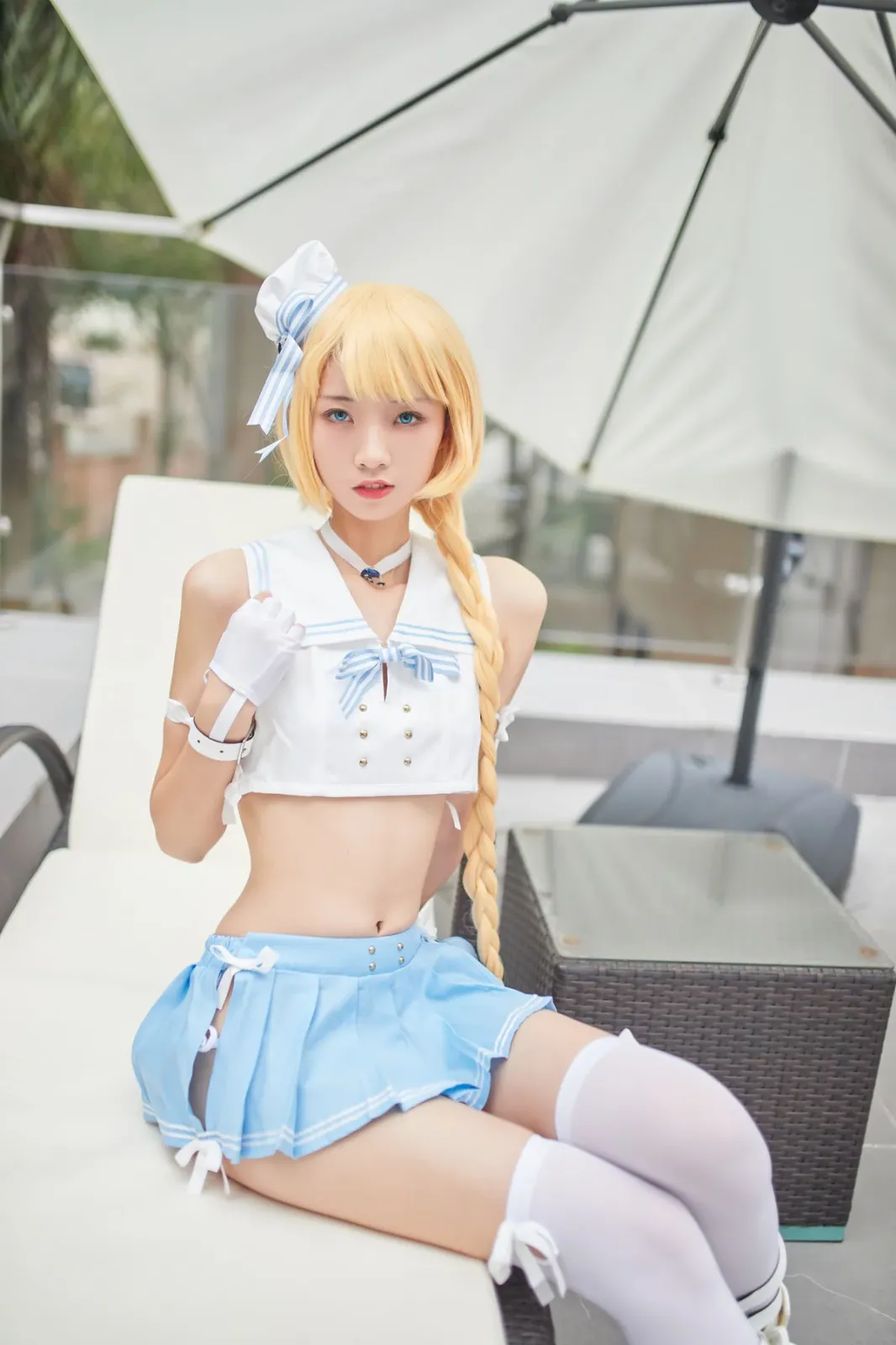 网络美女西瓜少女舰队少女兔女郎主题性感兔女郎装扮脱短裙秀曼妙身姿迷人诱惑写真 [117P]