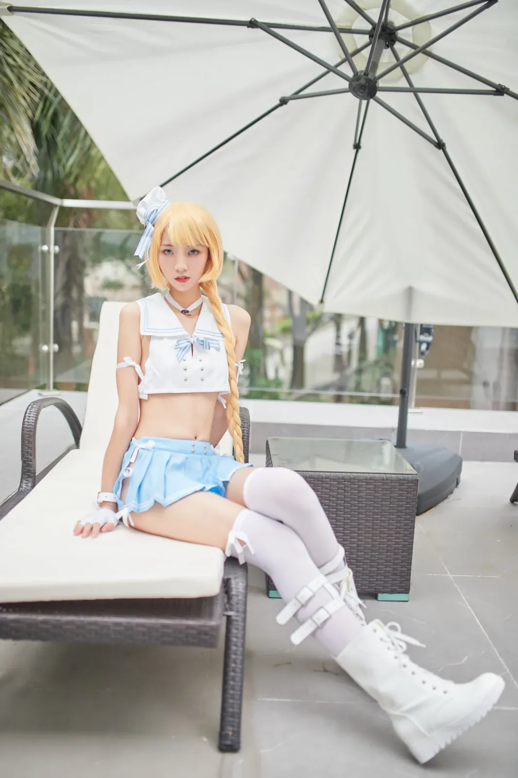 网络美女西瓜少女舰队少女兔女郎主题性感兔女郎装扮脱短裙秀曼妙身姿迷人诱惑写真 [117P]