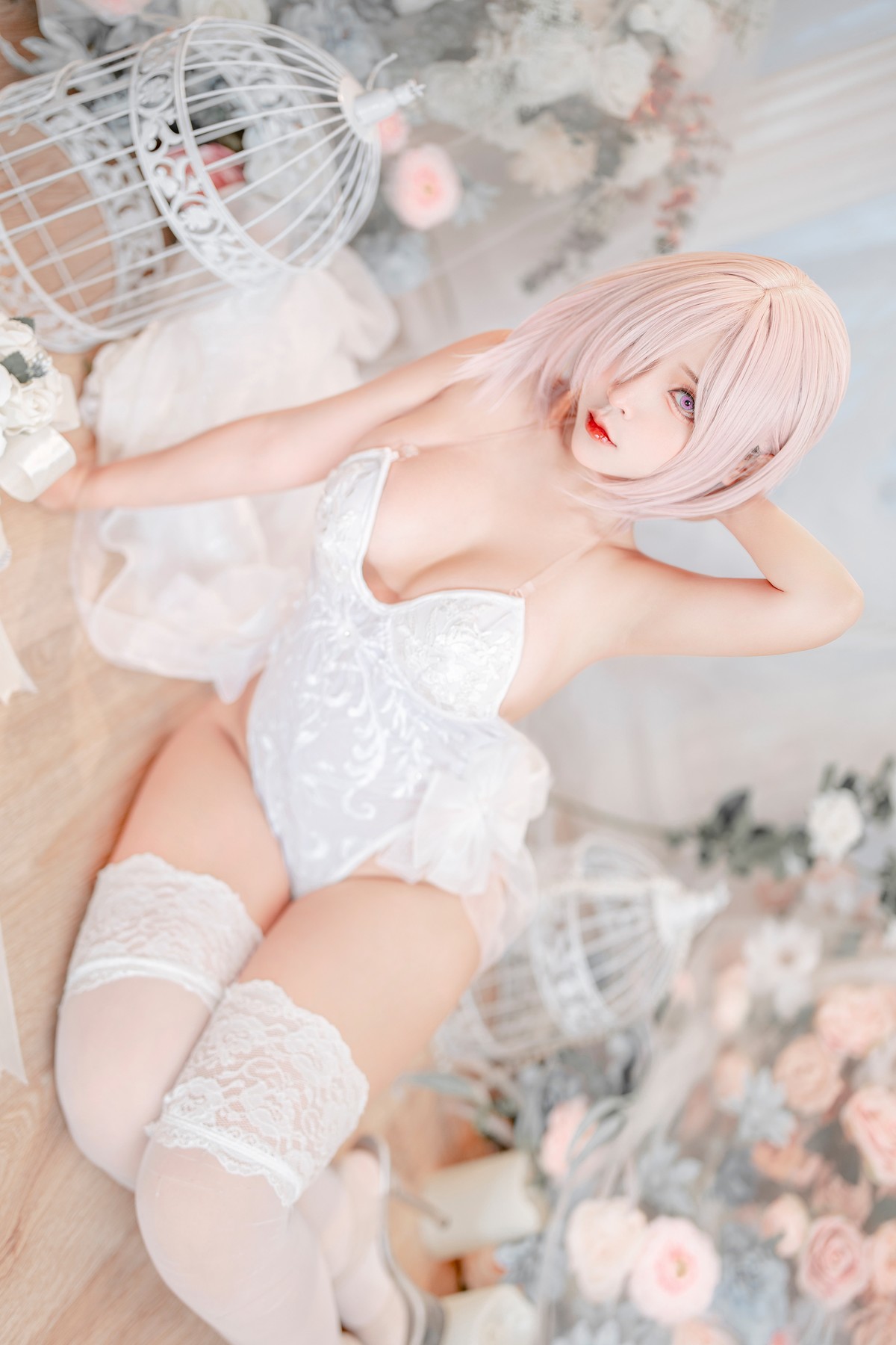 Cosplay SayoMomo小桃 Mashu Kyrielight [47P]