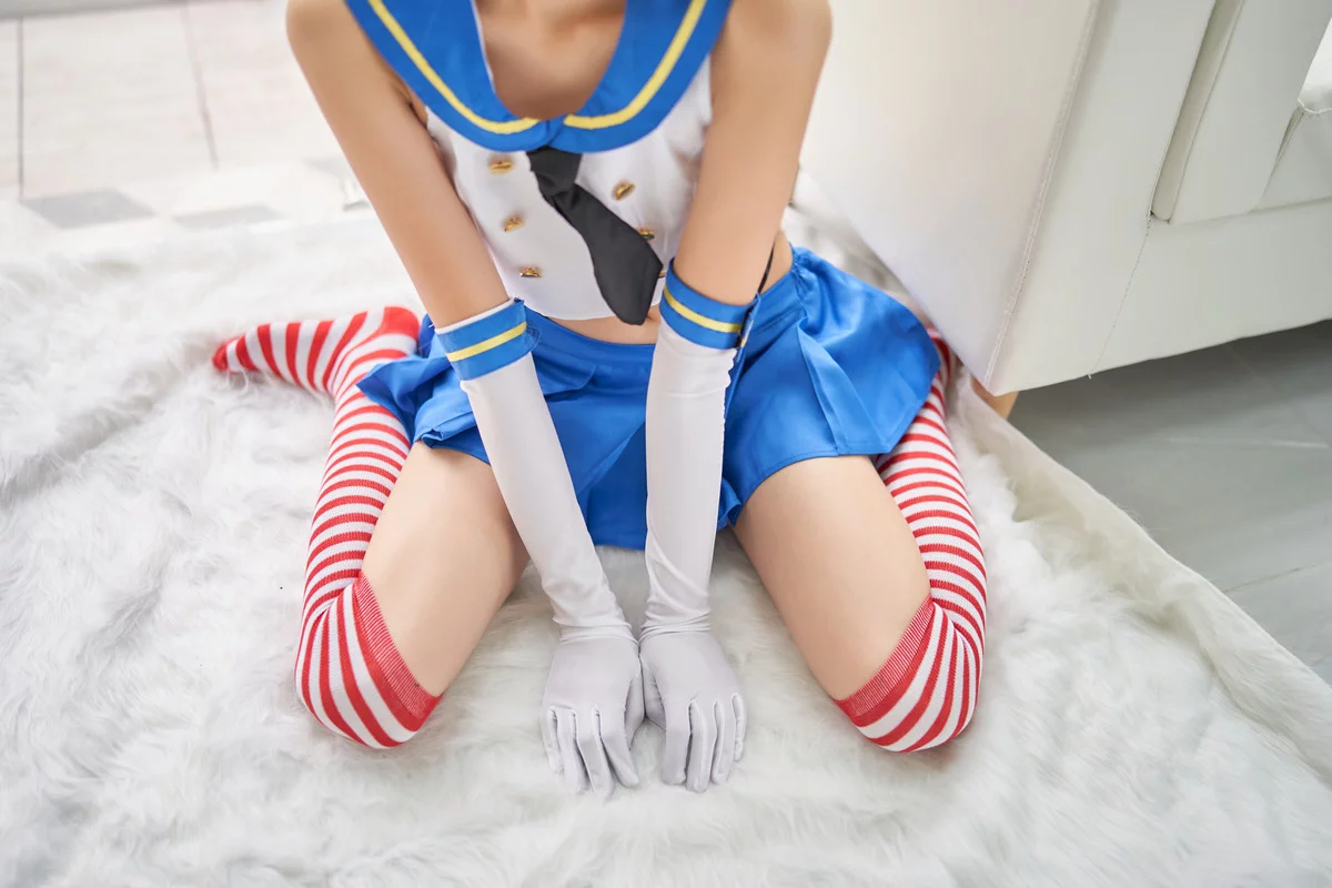 网络美女西瓜少女舰队少女兔女郎主题性感兔女郎装扮脱短裙秀曼妙身姿迷人诱惑写真 [117P]