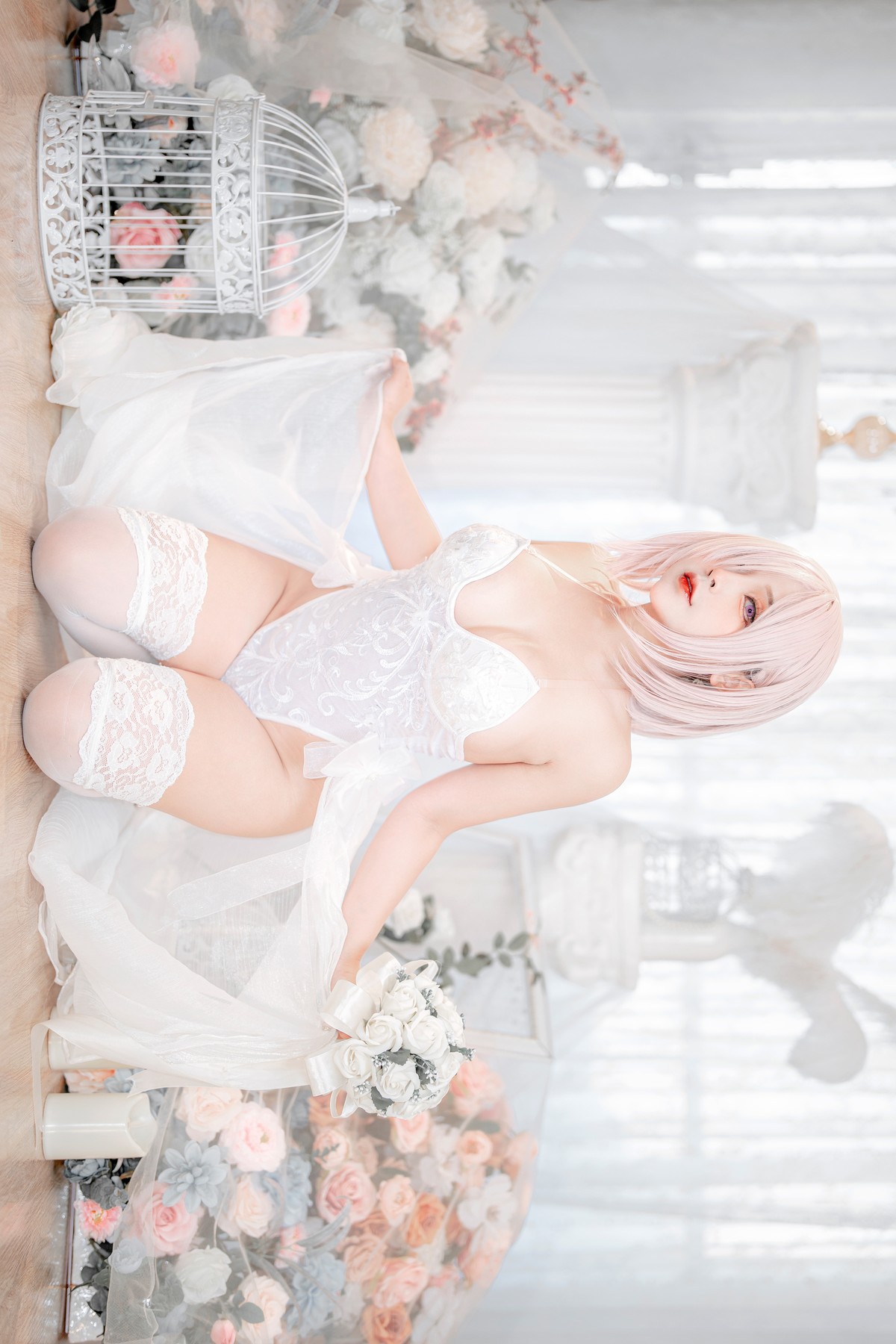 Cosplay SayoMomo小桃 Mashu Kyrielight [47P]