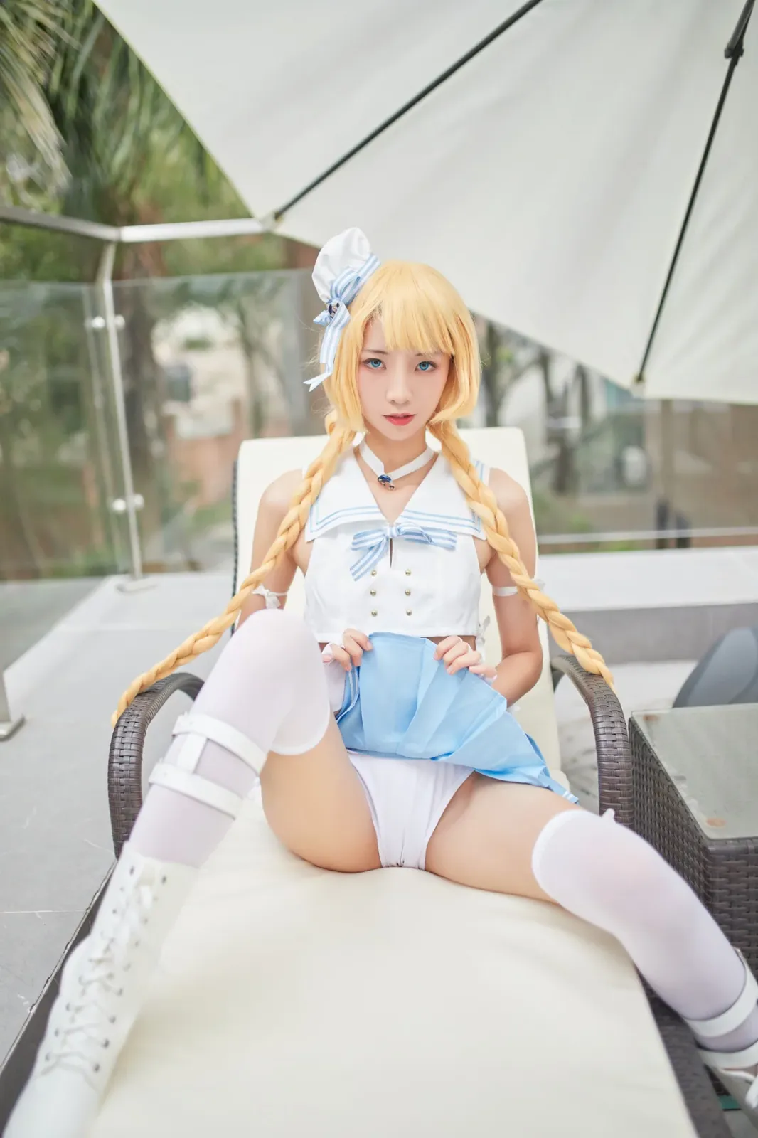 网络美女西瓜少女舰队少女兔女郎主题性感兔女郎装扮脱短裙秀曼妙身姿迷人诱惑写真 [117P]