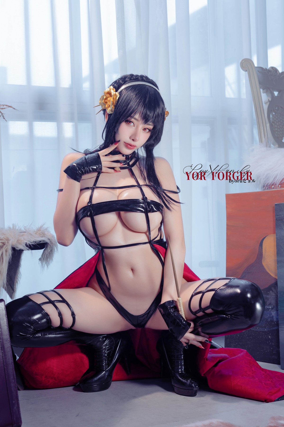 Cosplay 日本性感萝莉Byoru Yor Thorn Princess [48P]