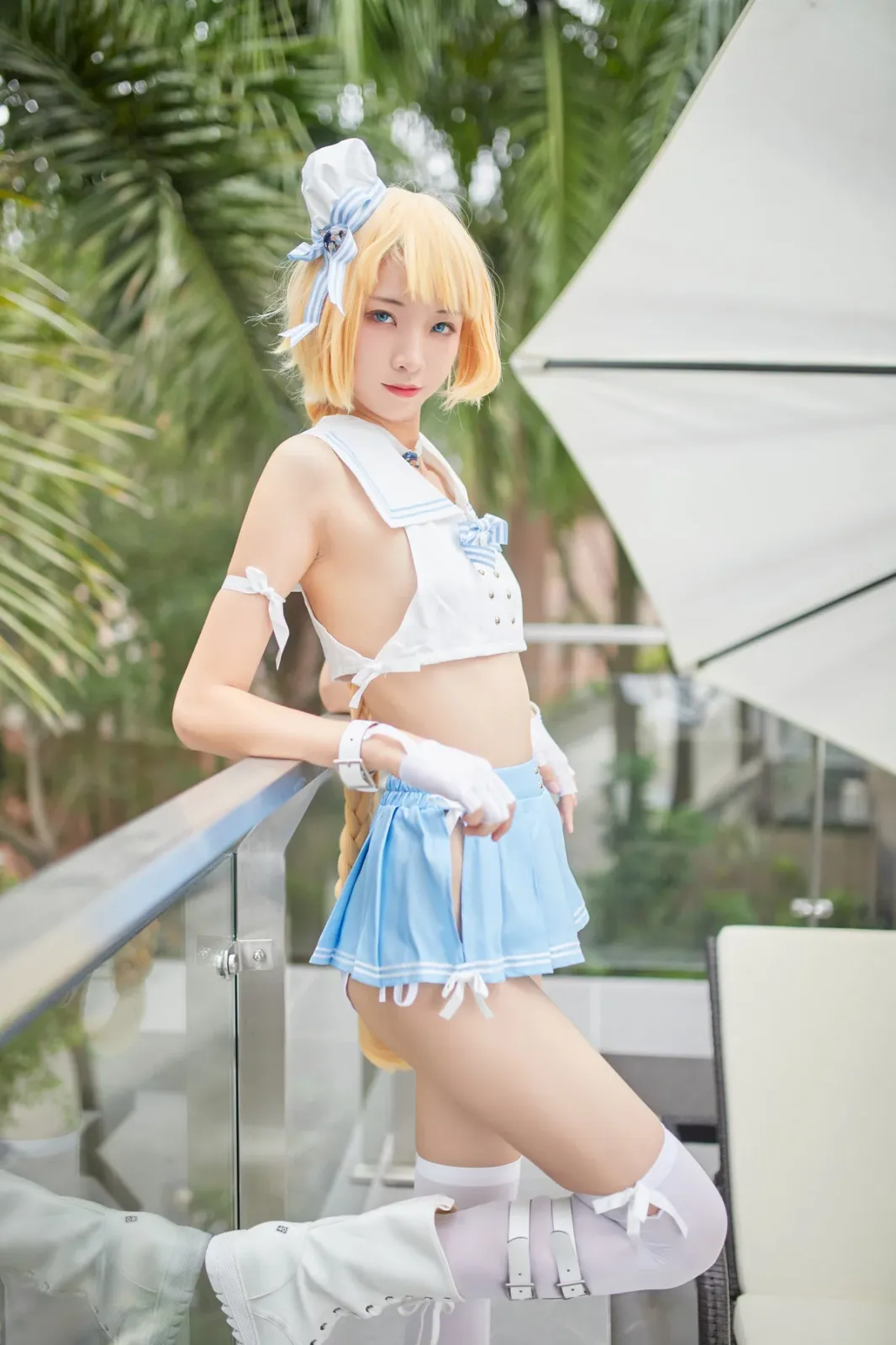 网络美女西瓜少女舰队少女兔女郎主题性感兔女郎装扮脱短裙秀曼妙身姿迷人诱惑写真 [117P]