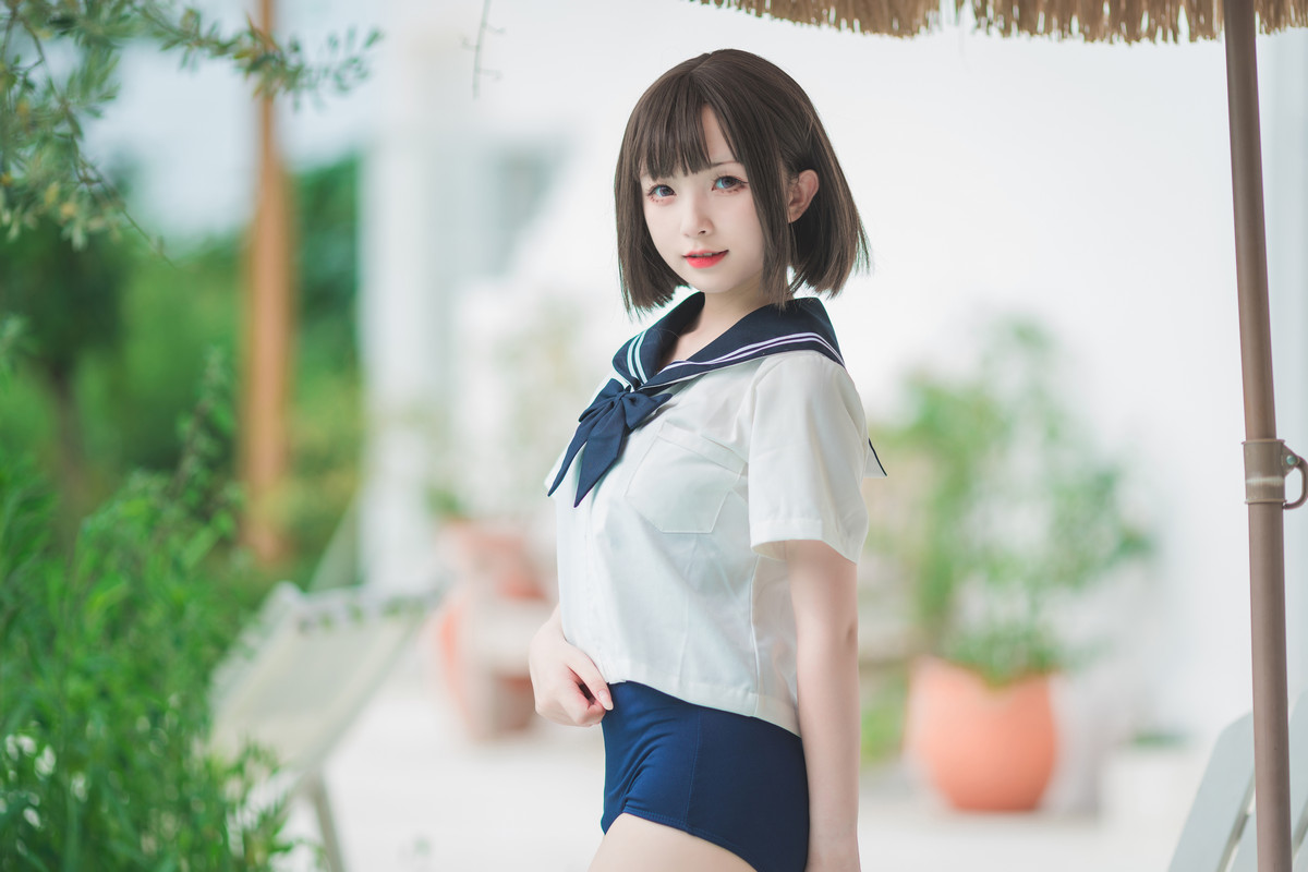 网络美女花铃JK死库水主题泳池性感死库水配白丝袜湿身秀翘臀美腿迷人诱惑写真 [109P]